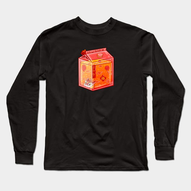 Lunar New year milkbox Long Sleeve T-Shirt by Sonoyang